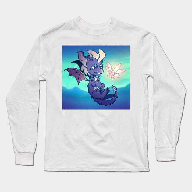 Spyro Long Sleeve T-Shirt by Dragnoodles